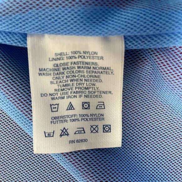 Nascar Lands End Jacket Womens Medium Red Daytona Speedway Hooded Pockets Ladies - Picture 9 of 11